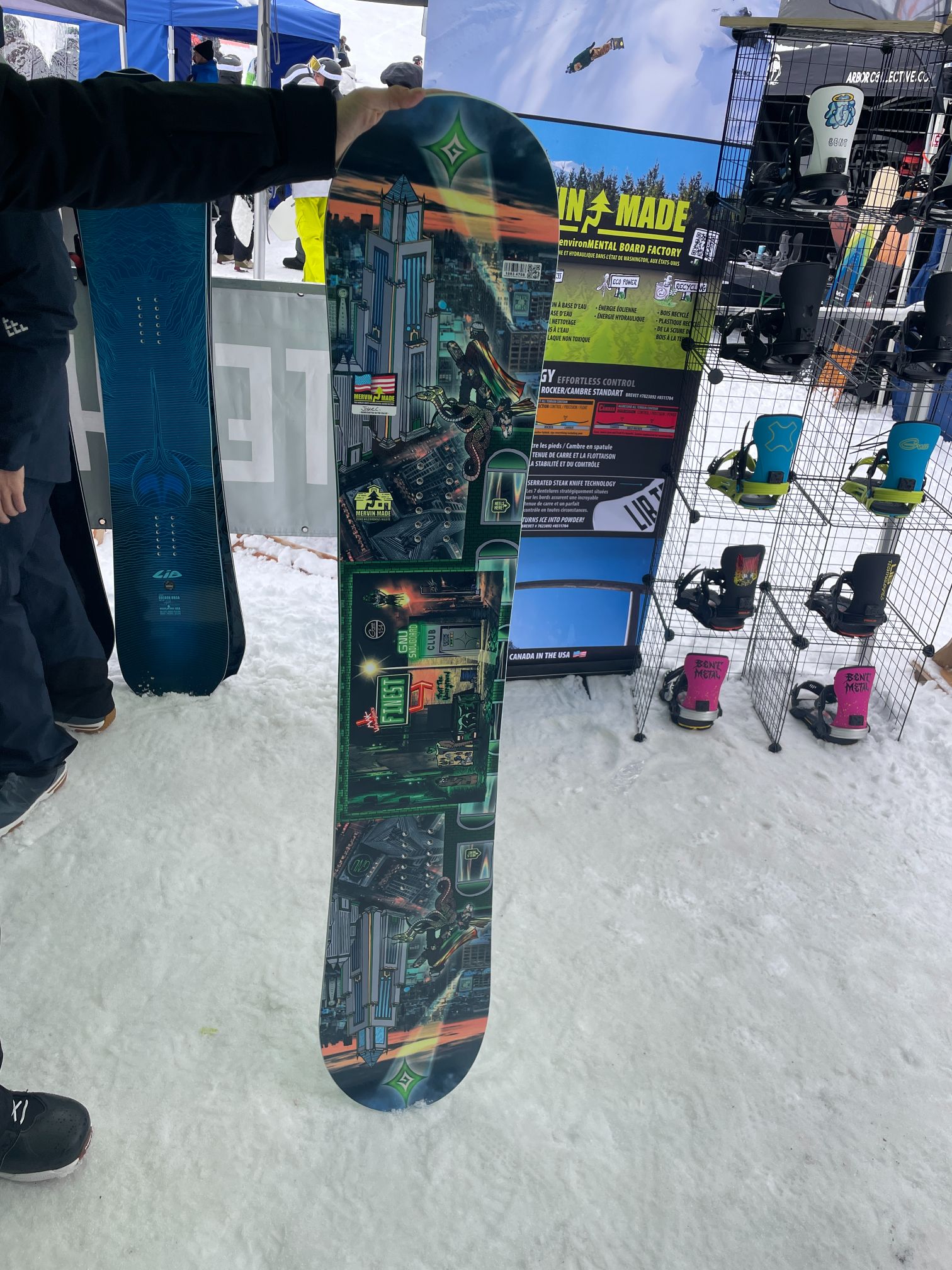 Fixation de Snowboard Cor Pro - Black grey BENT METAL - Sports Aventure