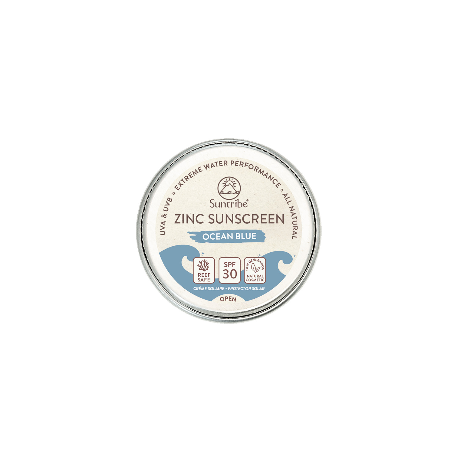 1 - Face & Sport Zinc Sunscreen Ocean Blue