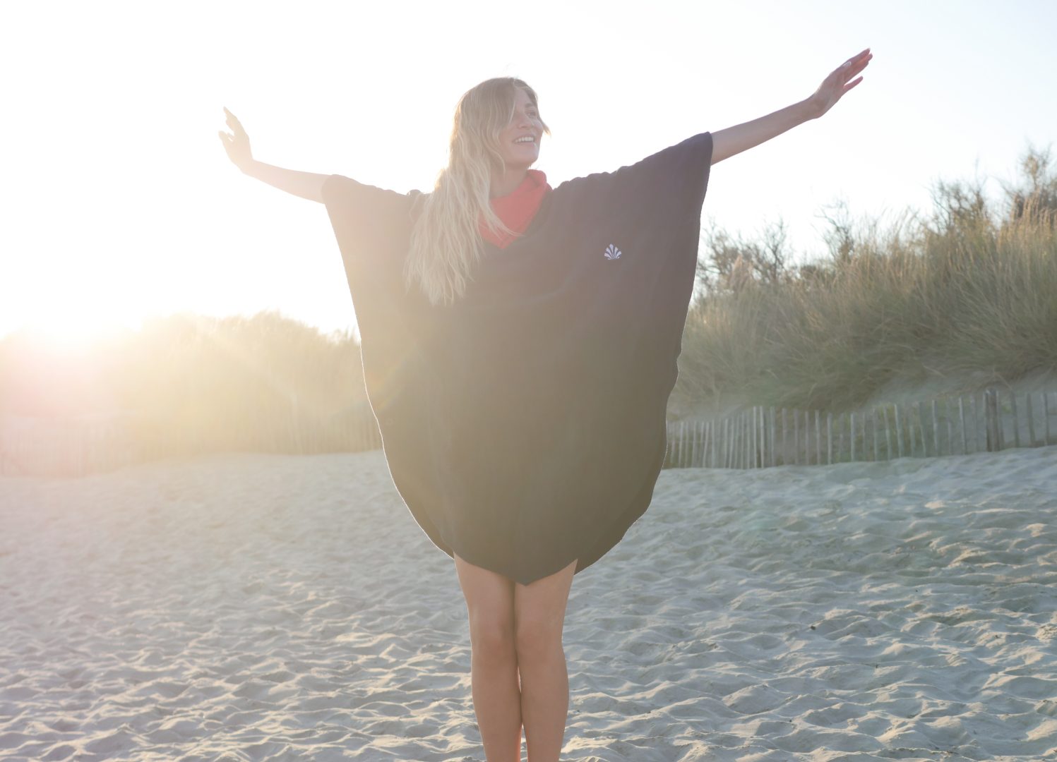 Saint Jacques poncho cape femme