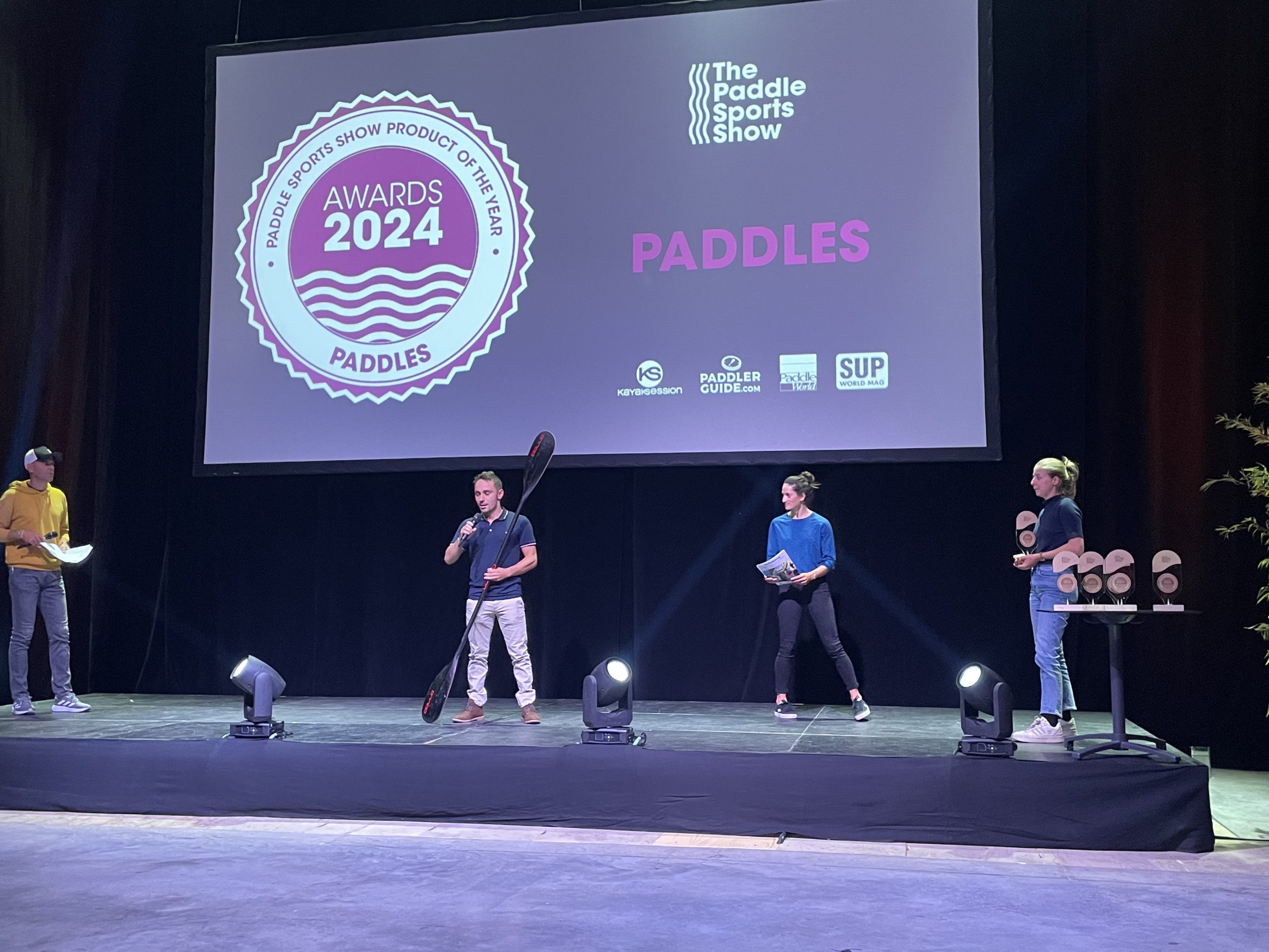 Award- Paddles winner Diollo Paddle with the Devils Creek