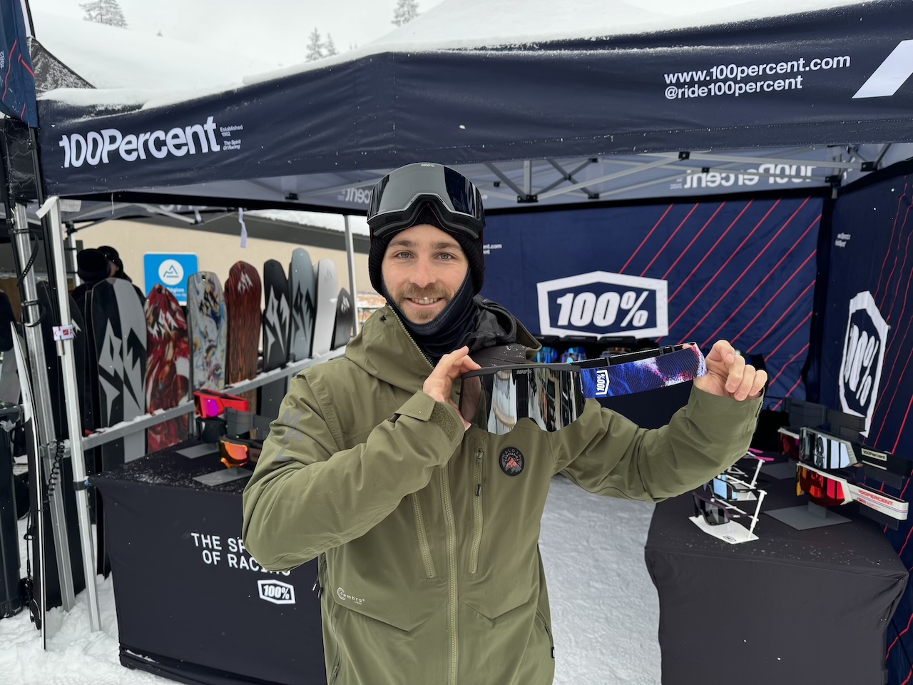 100�’s Baptiste Gros with The Norg & The Snowcraft