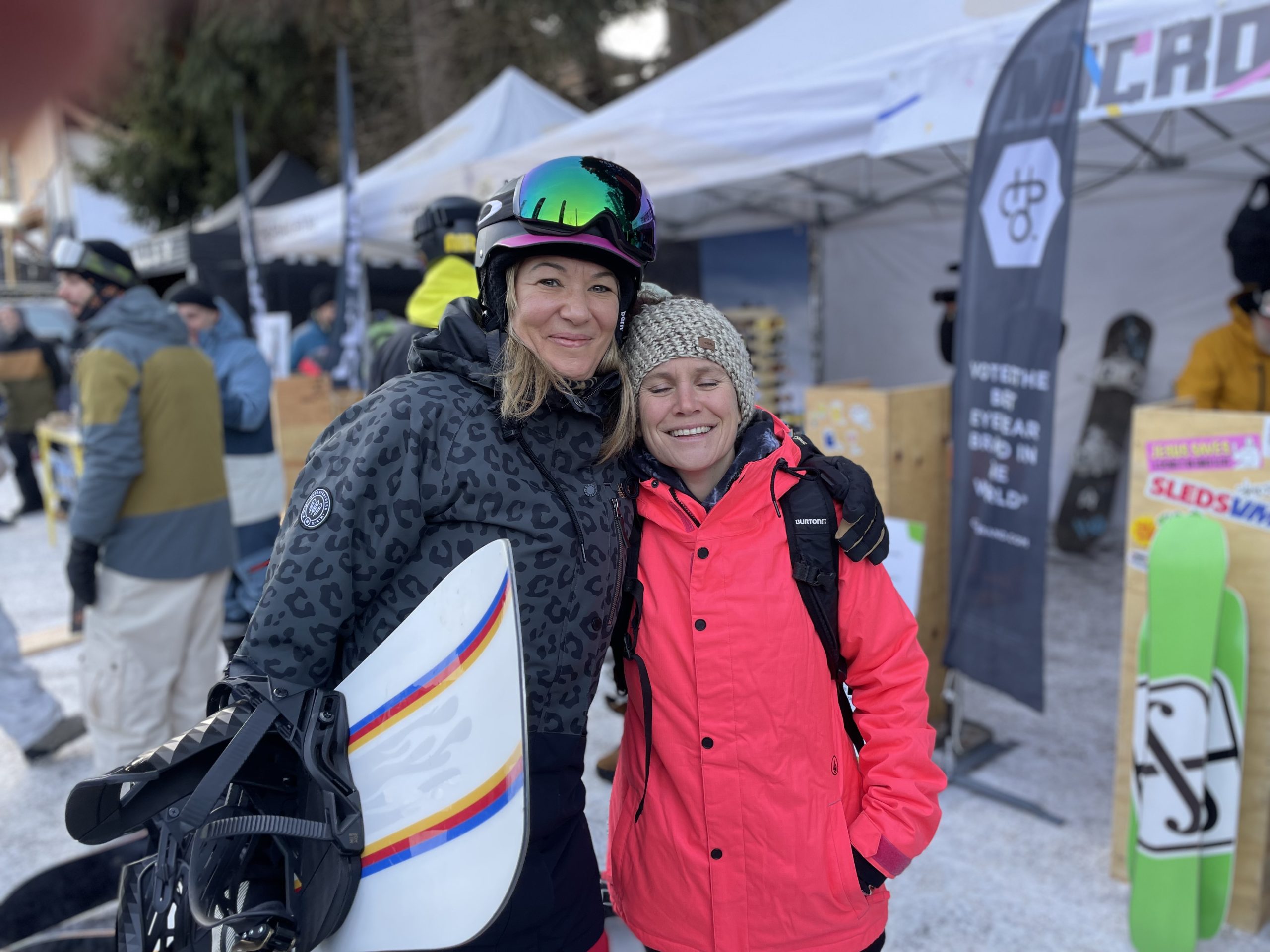 Happy Ladies Birgit Mueller and Source’s Anna Langer