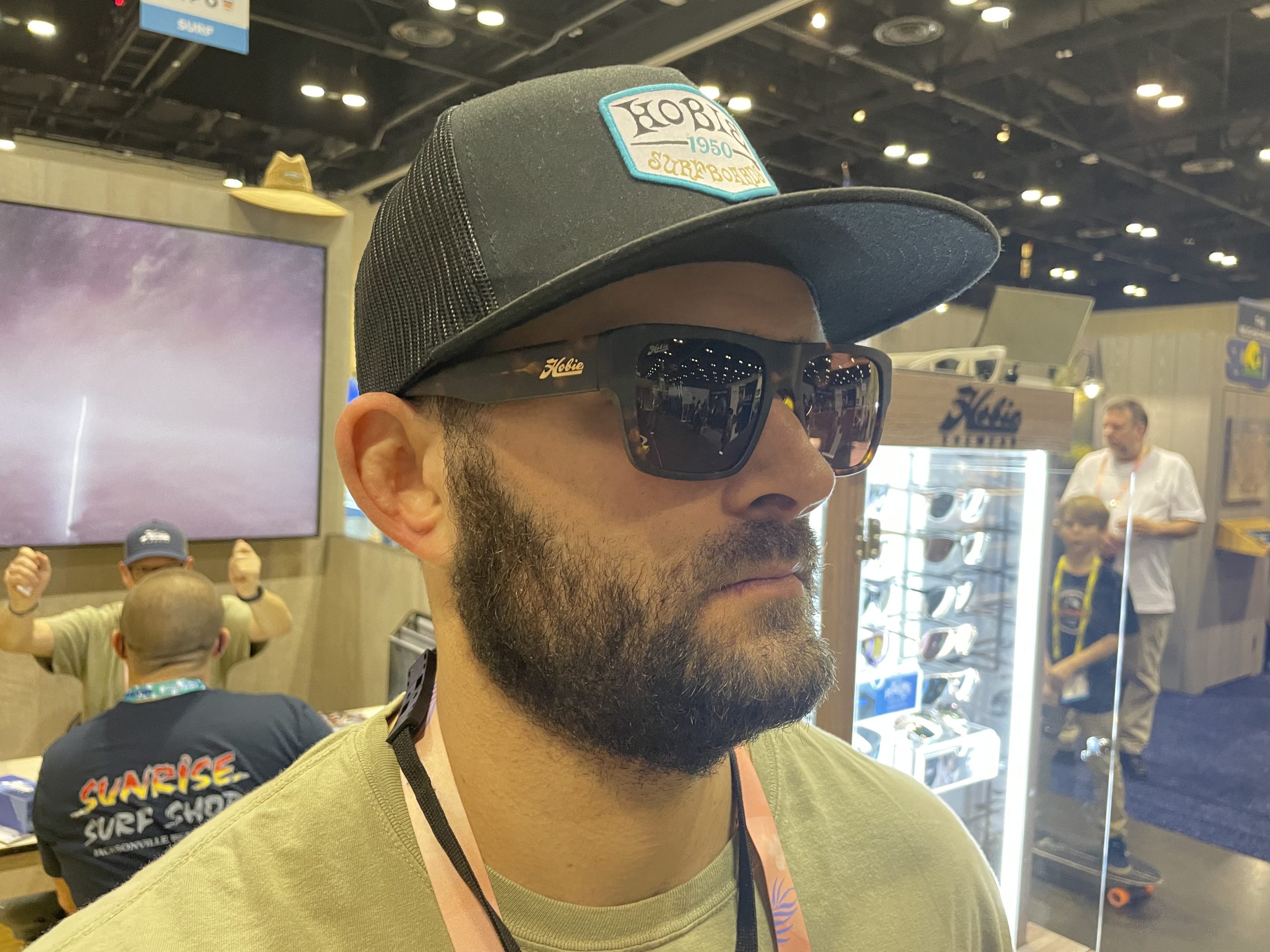 Hobie’s price point Blockhead sunnies with  polarised lenses