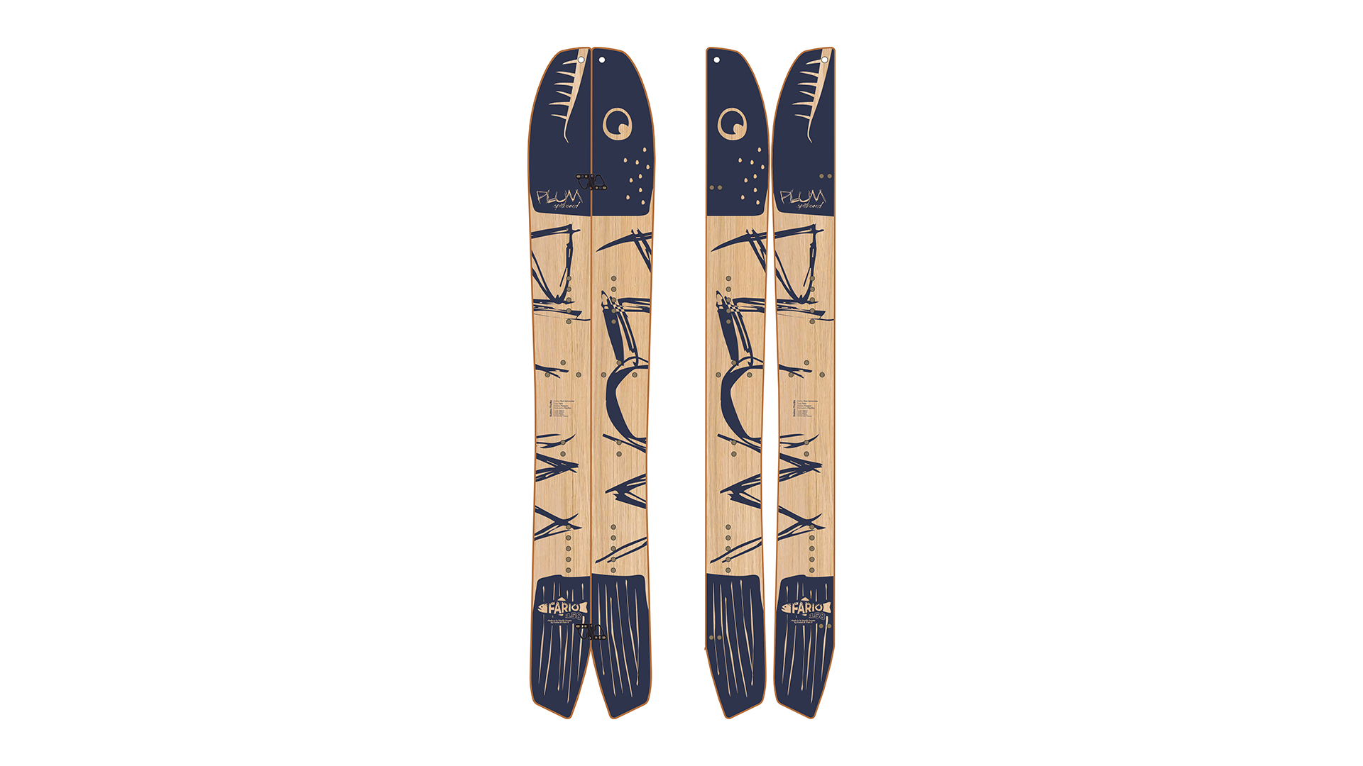 Plum Fario Splitboard