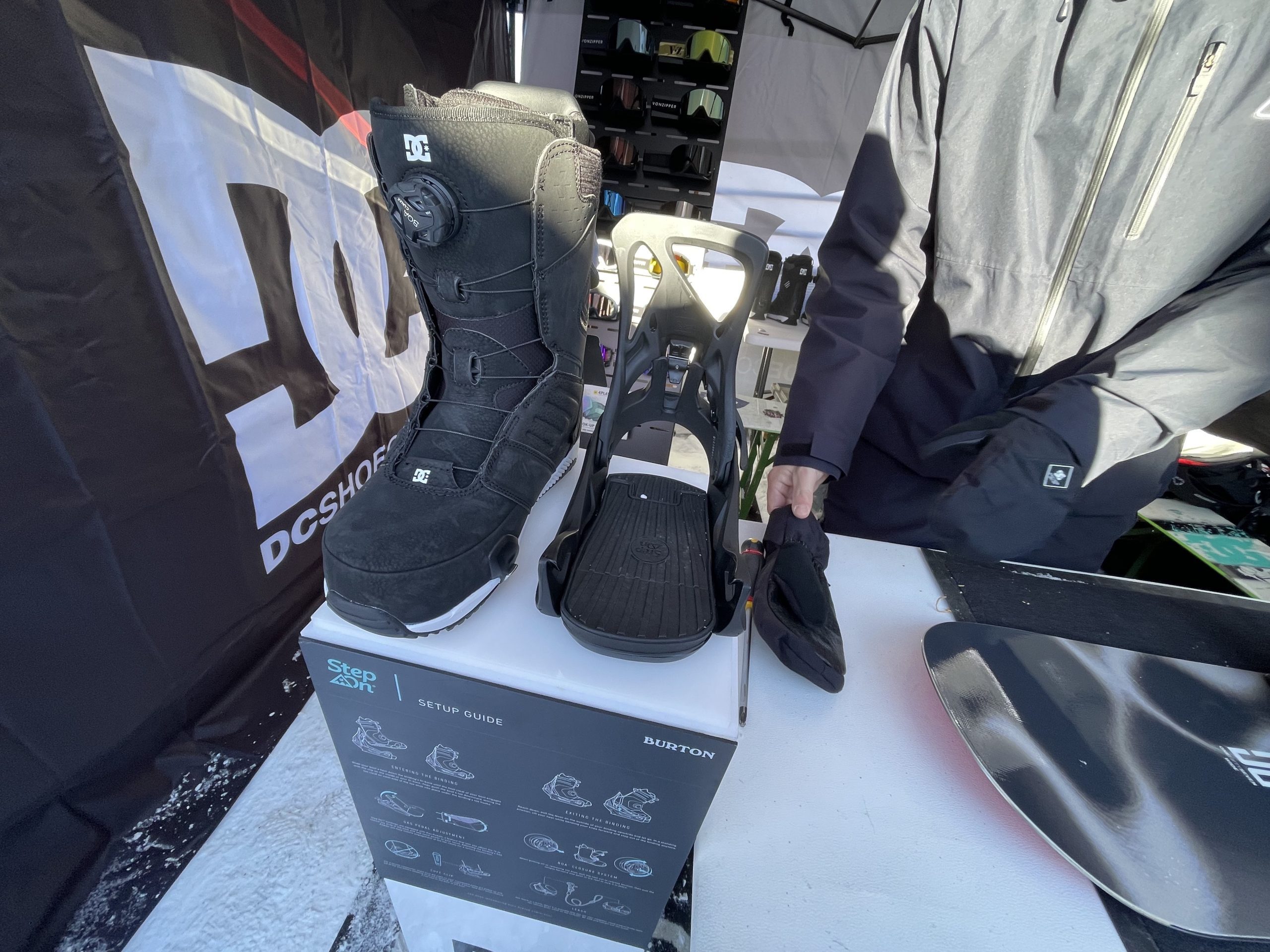 DC’s Step On binding and the double BOA Judge boot