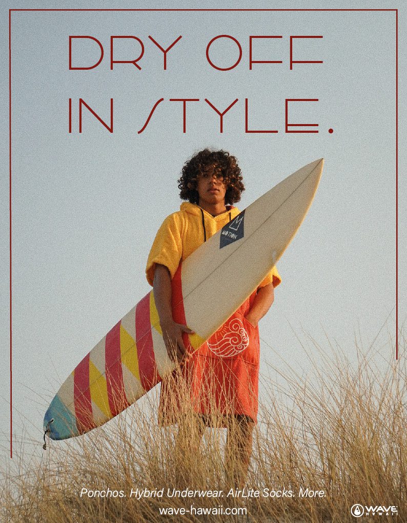 124 Wave Hawaii Surf robes