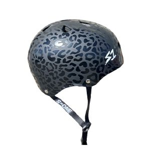 Christian Hosoi Lifer Black Leopard Matte Helmet