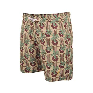 Lightning Bolt Mens Tropical Summer Swimwear (Yellow)