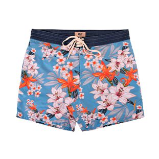 Lightning Bolt Mens Vibrant Swimwear (Blue)