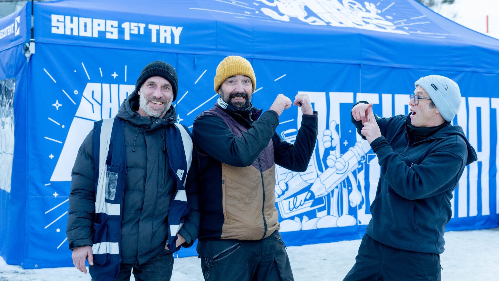 Organisers Bjorn, Cepten and Muck