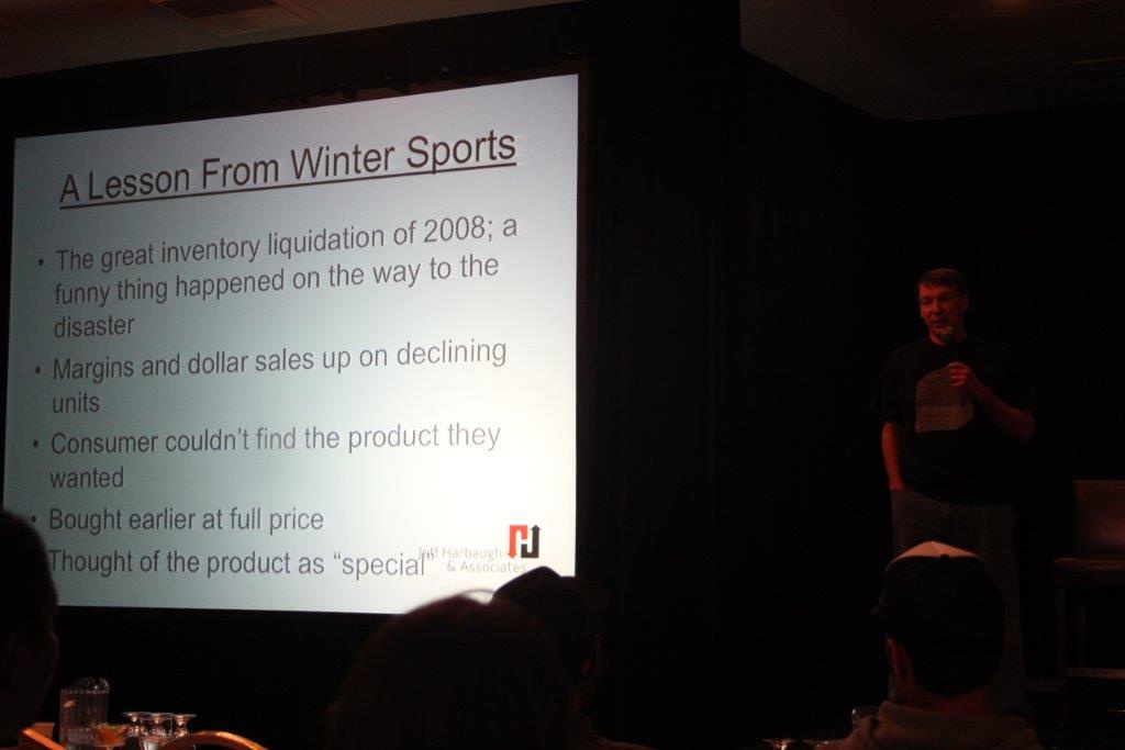 IASC Summit 2013   Jeff Harbaugh Presenting   How skateboarding can learn from Snowsports   Joe Burlo photo