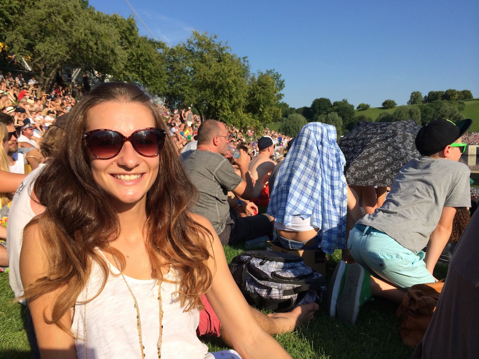 Red Bull's Bella came all the way from Salzburg to witness the X Fighters live