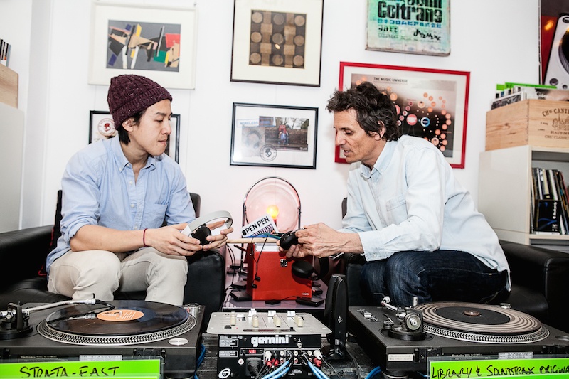 Skullcandy's EMEA Marketing Director Thierry Peuchot (right)