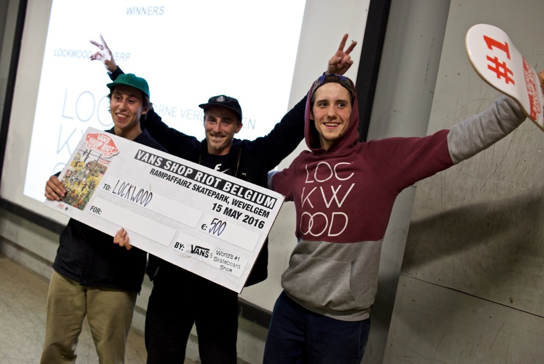 Lockwood store from Antwerp wins the Belgian leg of Vans Shop Riot 2016
