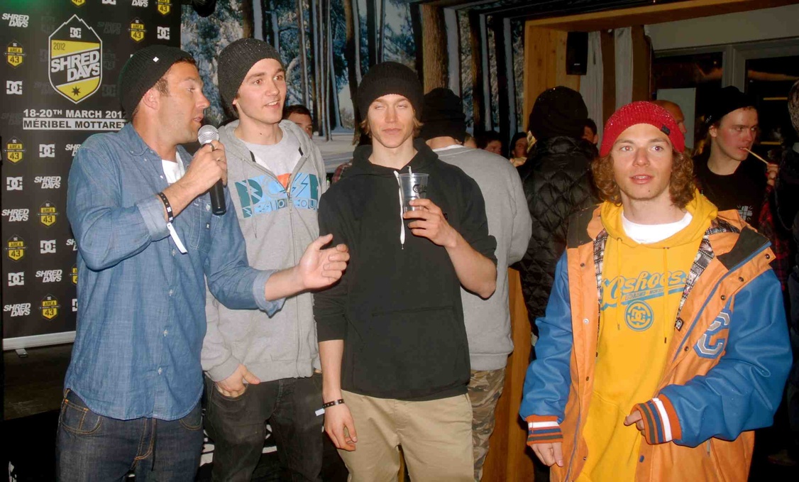 DC Shred Days   Alex Maillet (DCShoes Europe Action Sport category Manager) and DC European riders