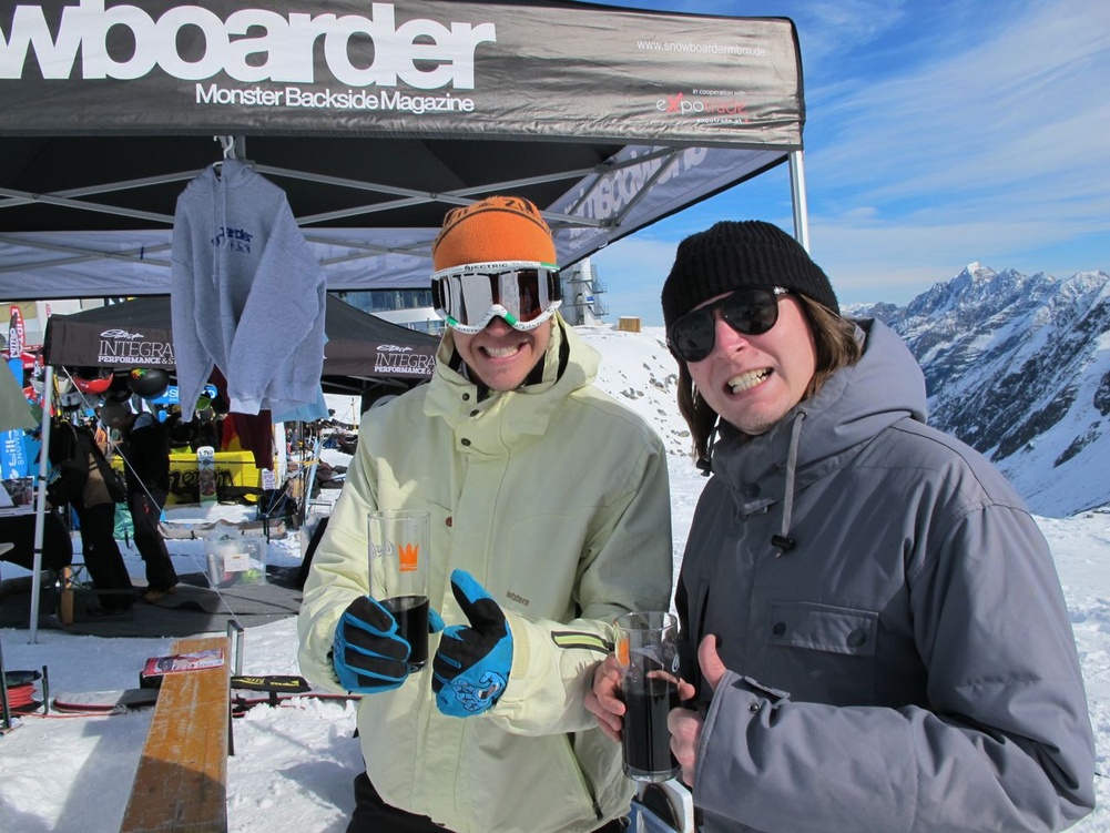 Clemens Dittrich and Felix Krüger (both Snowboarder MBM