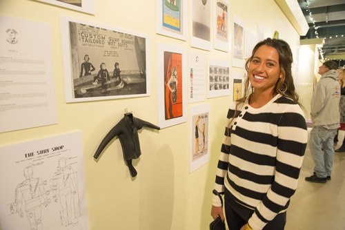 O’Neill team rider Malia Manuel stopped by to check out the show