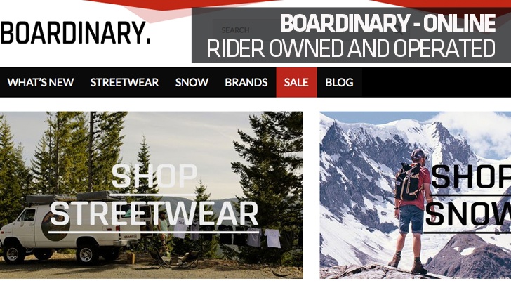Boardinary – Rider Owned and Operated Online Store